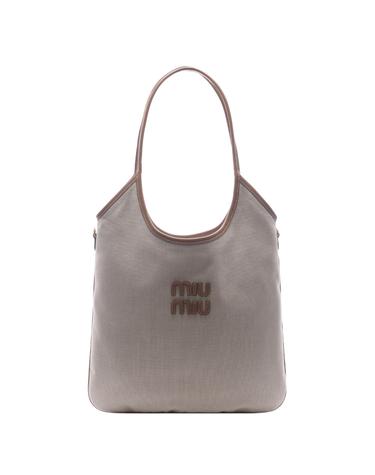 26SS 여성 아이비 캔버스 레더 토트백 (5BG231 ACRN F062F V MLF 26S)
