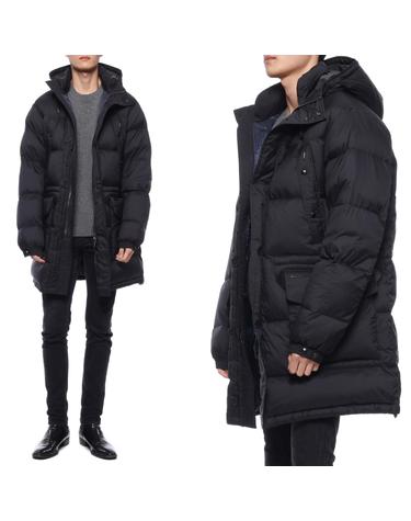 남성 벤슨 다운 롱패딩 (3998239_BLACK_21F)