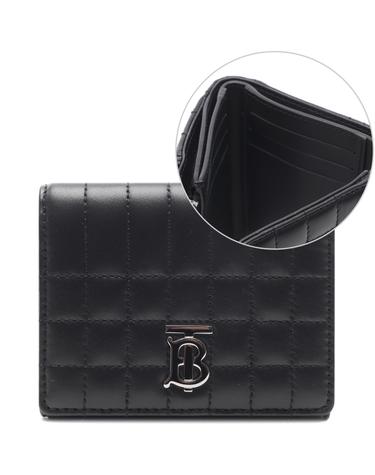 24SS 여성 롤라 퀼팅 3단 반지갑 (8064823 BLACK PALLADIO 24S)