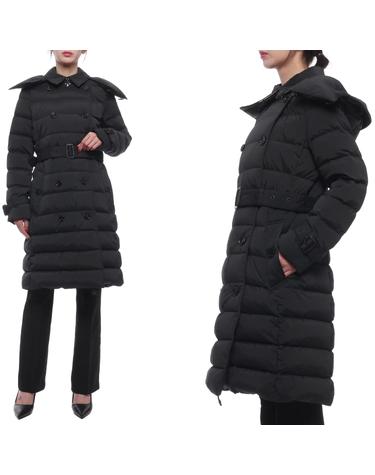 24FW 여성 애쉬윅 후드 롱패딩 (8096357 BLACK 24F)
