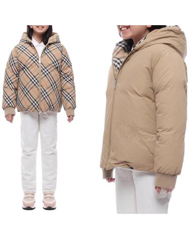 24FW 리버시블 체크 다운 패딩 (8092462 SAND 24F)