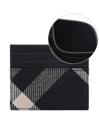 25SS 남성 체크 카드지갑 (8089782 BLACK CALICO 25S)