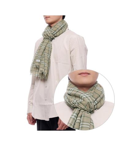 25SS 남성 체크 코튼 머플러 (8109210 SKYLARK M 25S)