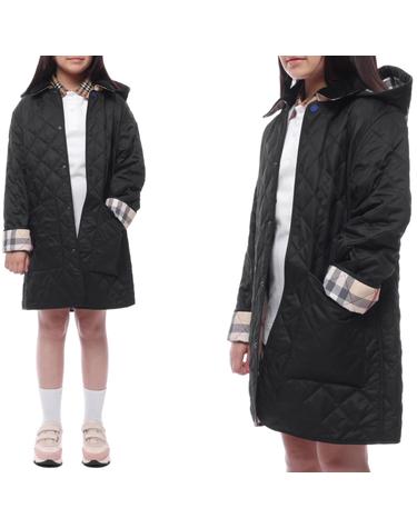 25SS 코듀로이 다이아몬드 퀼팅 코트 (8092531 BLACK 25S)