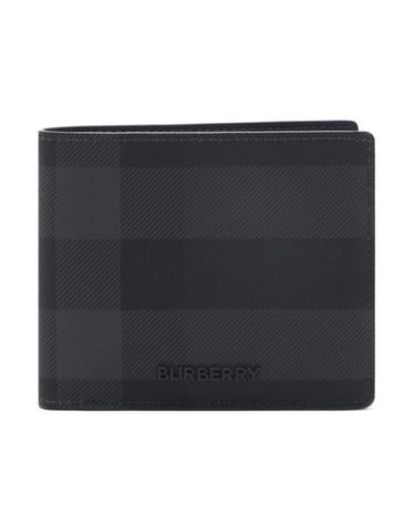 26SS 남성 체크 슬림 반지갑 (8112244 CHARCOAL 26S)
