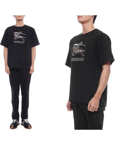 26SS 남성 EKD 자수 반팔티셔츠 (8121033 BLACK 26S)