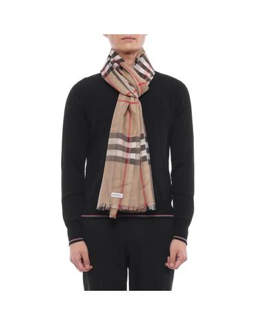 26FW 남성 체크 울 실크 머플러 (8078779 ARCHIVE BEIGE M 26F)
