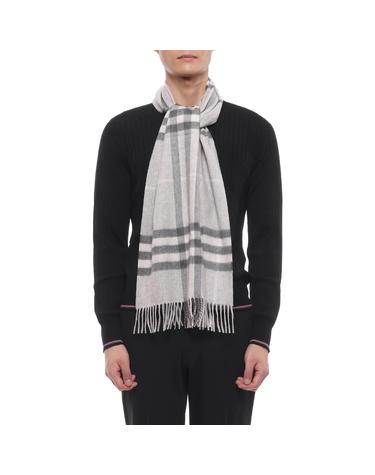 26FW 남성 체크 캐시미어 머플러 (8112637 MITTEN GREY M 26F)