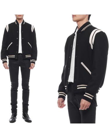 24FW 남성 테디 울 바시티 재킷 (354718 Y180W 1070 24F)