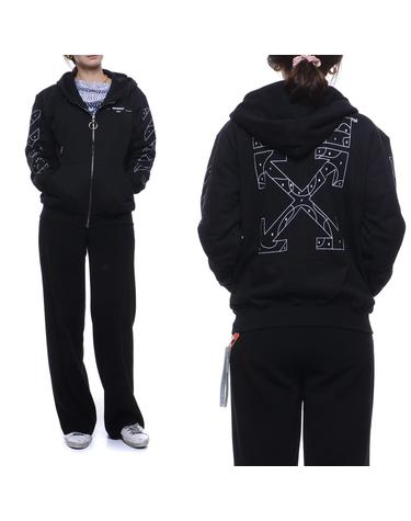 20SS 여성 애로우 후드 집업 (OWBE005S20FLE001_1001_20S)