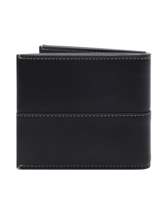 토즈 26SS 남성 스탬핑 로고 반지갑 (XAMDBSC8300 UPP B999 26S) 착용컷