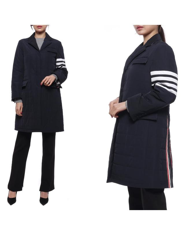 톰브라운 여성 체스터필드 코트 착용컷