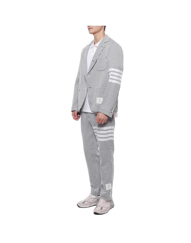 톰브라운 남성 시어서커 스트라이프 재킷 착용컷