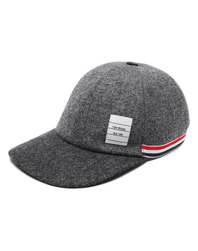 톰브라운 23FW 남성 솔리드 도니골 트위드 볼캡 (MHC328C 05385 035 23F) 착용컷