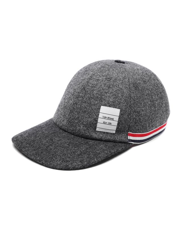 톰브라운 23FW 남성 솔리드 도니골 트위드 볼캡 (MHC328C 05385 035 23F) 착용컷