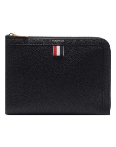 24FW 남성 페블 그레인 미니 클러치백 (MAC072A L0090 001 24F)