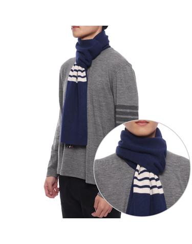24FW 남성 사선 스트라이프 캐시미어 머플러 (MKS026A 00011 415 24F)