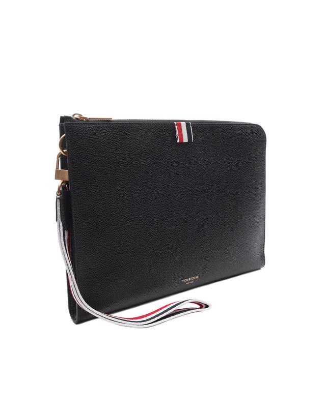 톰브라운 25FW 남성 RWB 스트랩 미디엄 클러치백 (MAC083A 00198 001 25F) 착용컷