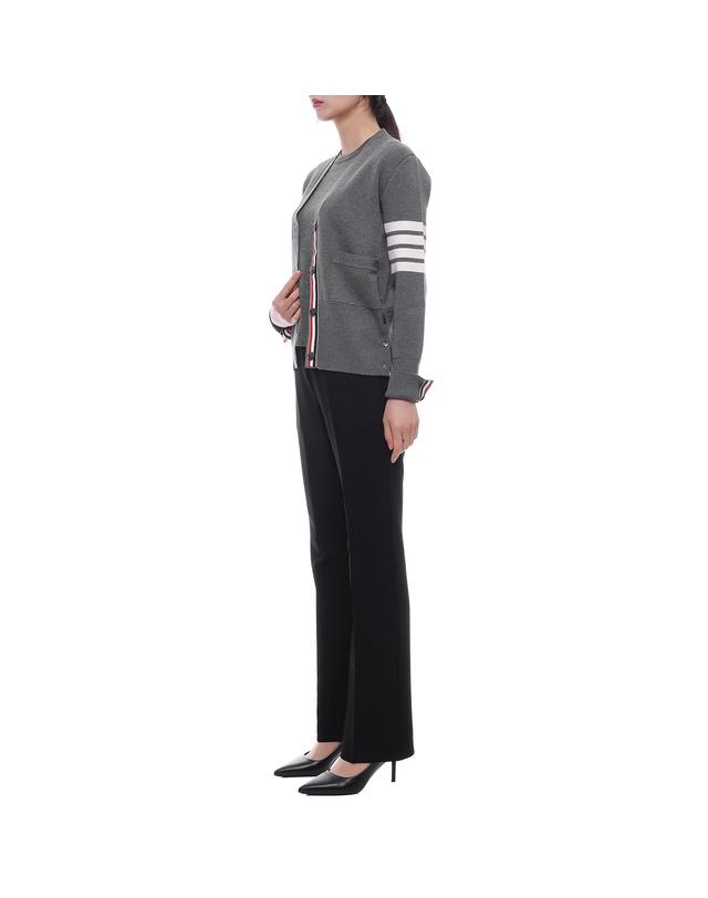 톰브라운 25FW 여성 밀라노 스티치 울 가디건 (FKC207A 00014 035 25F) 착용컷