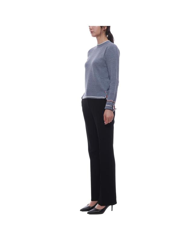 톰브라운 25FW 여성 포인텔 페어 아일 울 니트 (FKA509A Y1029 440 25F) 착용컷