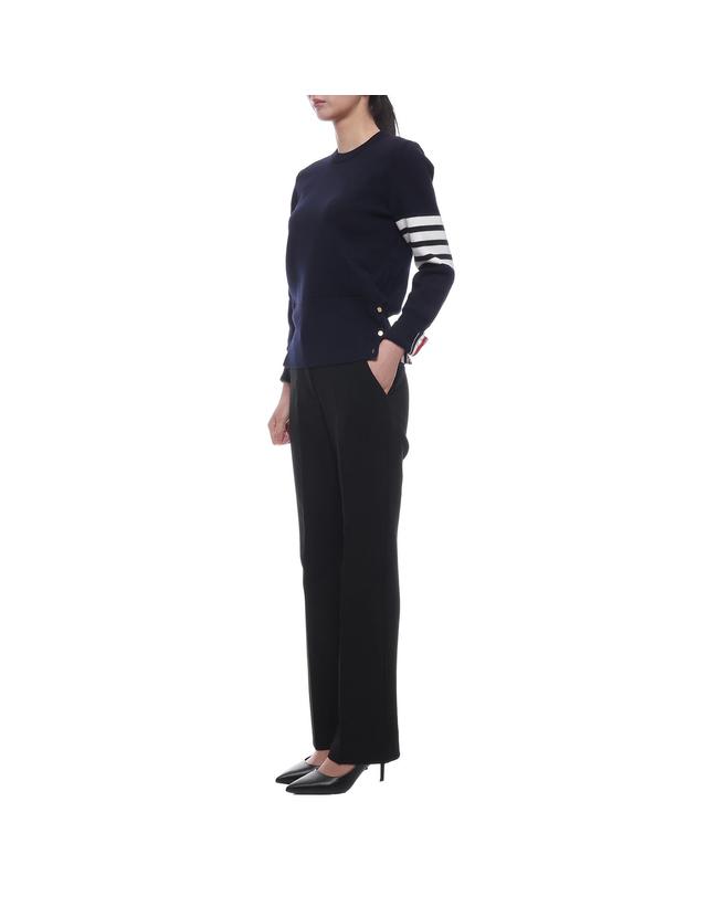 톰브라운 25FW 여성 밀라노 스티치 울 니트 (FKA239A 00014 415 25F) 착용컷