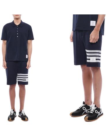 26SS 남성 사선 스트라이프 쇼츠 팬츠 (MJQ242A 07545 415 26S)