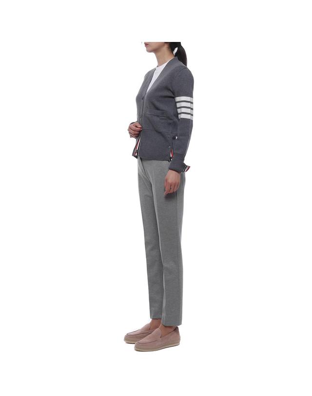 톰브라운 26SS 여성 밀라노 스티치 울 가디건 (FKC207A 00014 035 26S) 착용컷