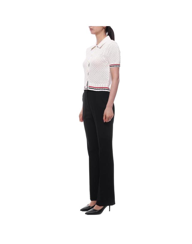 톰브라운 26SS 여성 헥터 포인텔 가디건 (FKC694A Y3062 100 26S) 착용컷