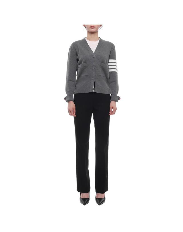 톰브라운 26FW 여성 밀라노 스티치 울 가디건 (FKC207A 00014 035 26F) 착용컷