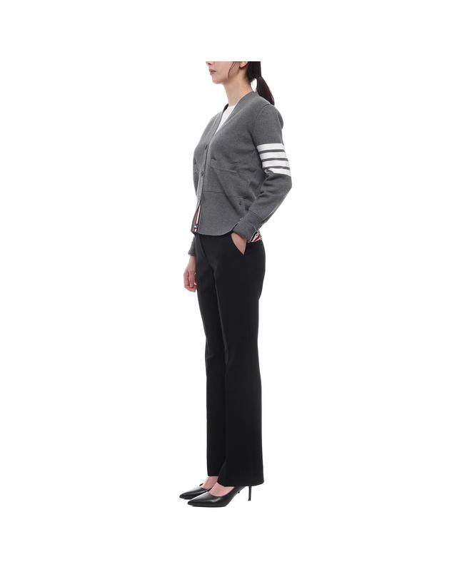 톰브라운 26FW 여성 밀라노 스티치 울 가디건 (FKC207A 00014 035 26F) 착용컷