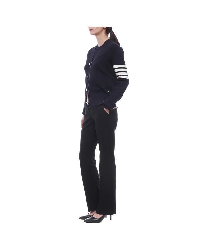 톰브라운 26FW 여성 밀라노 스티치 울 가디건 (FKC207A 00014 415 26F) 착용컷