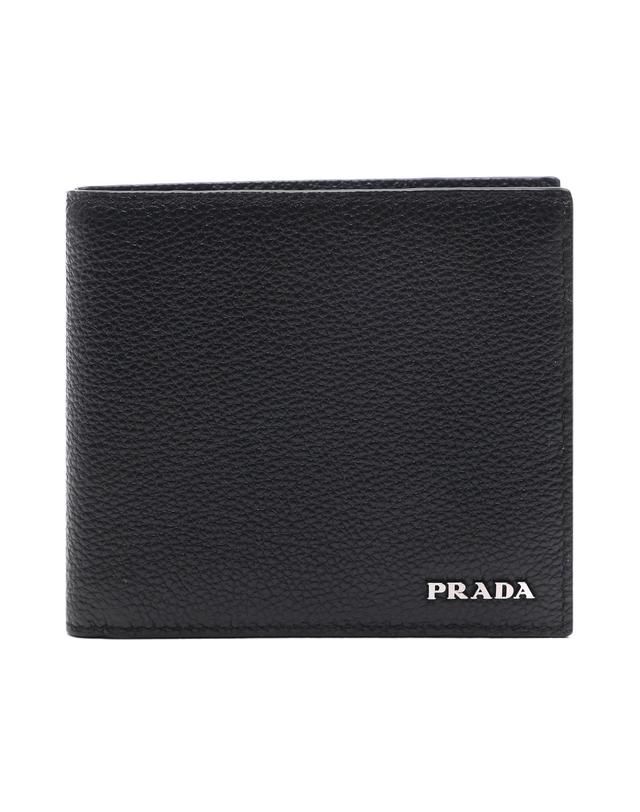 프라다 26SS 남성 비텔로 메탈로고 투톤 반지갑 (2MO513 2CGS F0002 26S) 착용컷