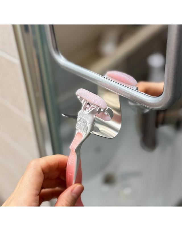 아토소 아토소 강력흡착 면도경 김서림방지 화장대 사각형 샤워실 화장실 욕실 보조 거울 착용컷