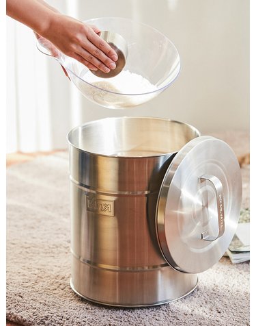 밧드야 18-8 풀스텐 쌀통 10KG