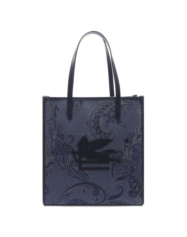 에트로 24FW 여성 러브 트로터 미디엄 토트숄더백 (WP1D0022 AQ038 S9883 24F) 착용컷