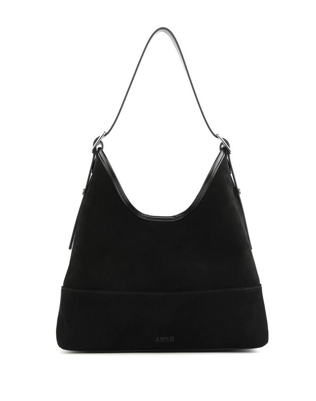 몽삭 Lea REVERSIBLE SHOULDER BAG BLACK AP71-2668-BS 착용컷