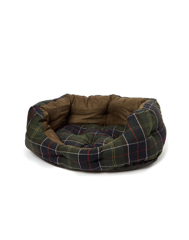 30인치 카키 타탄 Dog Bed
