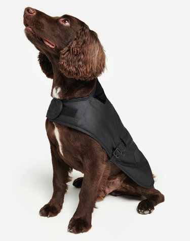 [Barbour Dog] 블랙 왁스 도그 코트