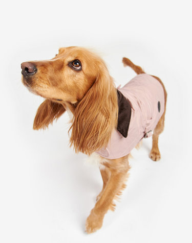 [Barbour Dog] 핑크 퀼팅 애견 코트