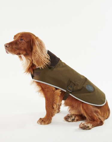 [Barbour Dog] 올리브 Waterproof 애견 코트