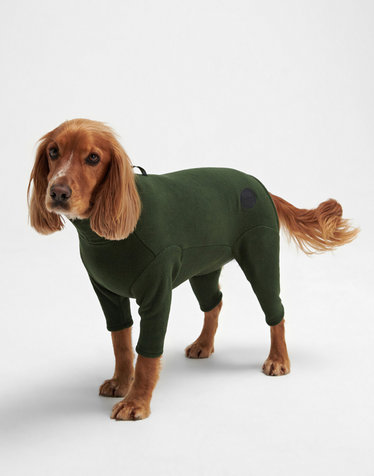 [Barbour Dog] 그린 애견 Fleece 올인원 점퍼