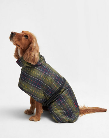 [Barbour Dog] 타탄 패턴 애견 Drying 로브