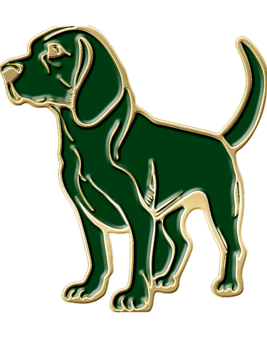 바버 Dog Beagle 핀뱃지