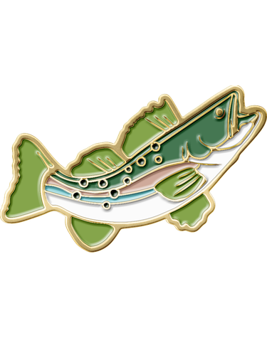 바버 Fish Zander 핀뱃지