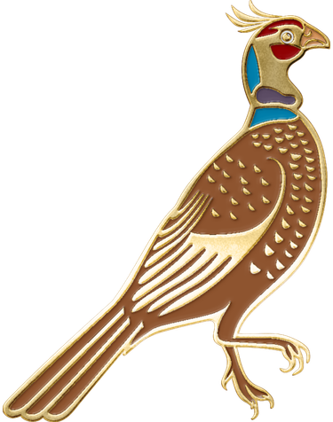 바버 Bird Pheasant 핀뱃지