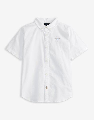 [Barbour Kids] 키즈 화이트 Camford S/S 테일러드 셔츠