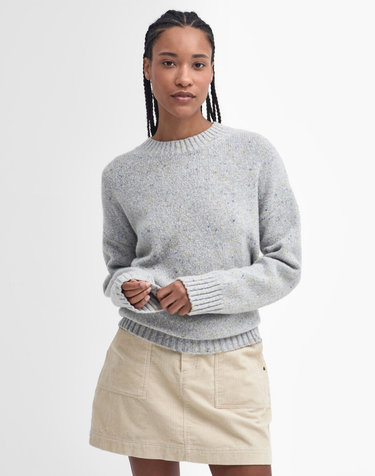 여성 블루 Lavensdale 크루넥 니트