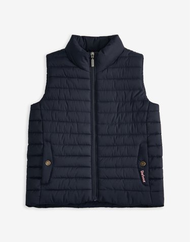 [Barbour Kids] 키즈 네이비 Girls Glasney 베스트