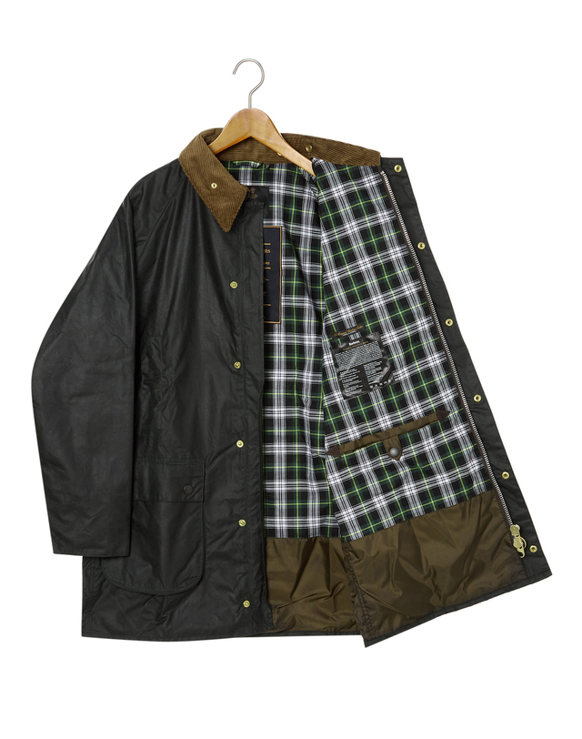 바버 [Barbour130주년] 남성 카키 130th Anniversary Gamefair 게임페어 왁스 자켓 진한 초록 착용컷