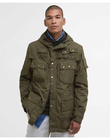 [BEST SALE][Barbour X Tokihito] 남성 카키 Field Utility 캐주얼 자켓